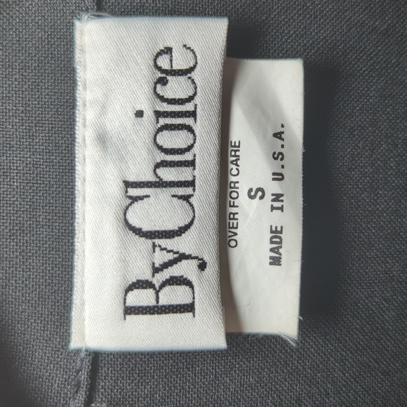 Vintage By Choice Black Tie-Back Blazer Lightweight Women's Size S - Picture 2 of 5